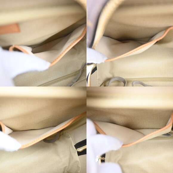 LOUIS VUITTON LV Logo Deauville Hand Bag Monogram Leather Brown 398-082825 - Picture 14 of 16